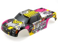 HPI NITRO GT-3 TRUCK PAINTED BODY (YELLOW/PINK/BLACK) 105897 - OUT OF STOCK